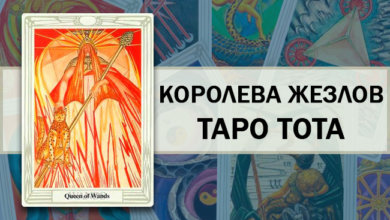 Королева Жезлов Таро Тота