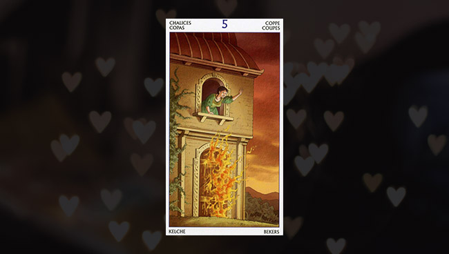 5 Кубков Таро 78 Дверей для отношений и любви