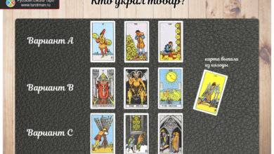 расклад на картах Таро для поиска вора