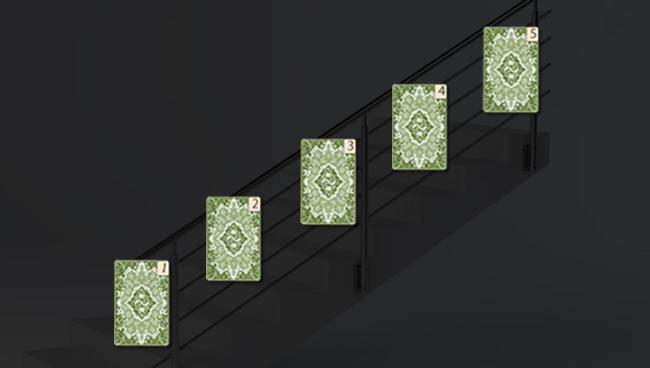 Расклад Таро «Лестница»: схема на 5 карт